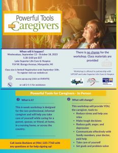 Powerful Tools for Caregivers - In Person @ Lake Superior Life Care & Hospice